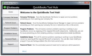 QuickBooks tools hub