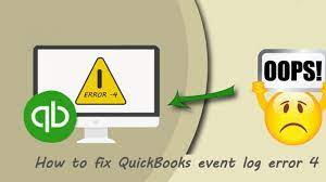 Troubleshooting steps to fix Quickbooks event log error 4