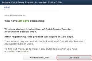 trial version of quickbooks pro 2018