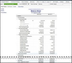 balance sheet out of balance error quickbooks
