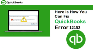 Quickbooks Error 12152