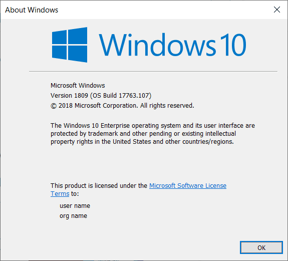 quickbooks download windows 10: Version 1809