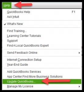 QuickBooks Error Code 40001- Update QuickBooks Desktop 