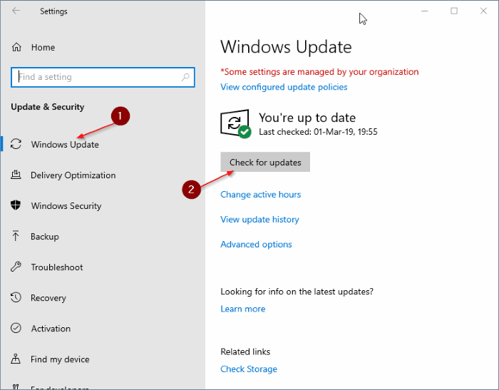 Upgrading Windows to the latest version