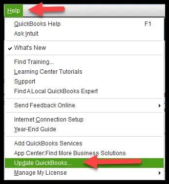 Update QuickBooks To The Latest Release