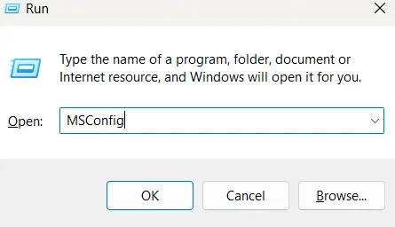 Click on the OK button and the system configuration window will open.